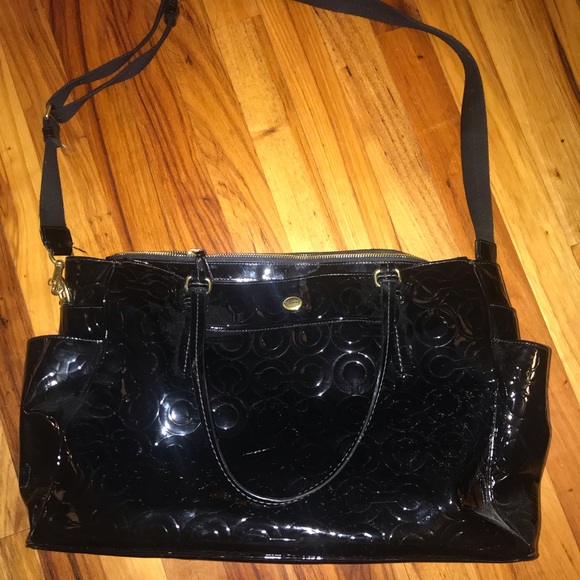 Coach baby bag